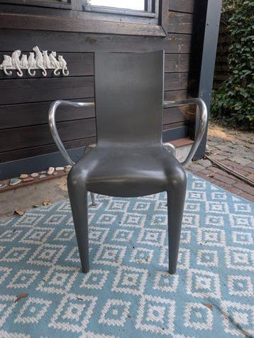 Stark Space Age - Chaise - Louis 20 GREY + accoudoir -