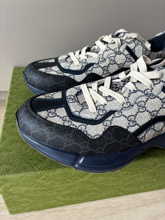 Gucci - rhyton monogram - Sneakers - Maat: EU 46 - Nieuw met, Vêtements | Hommes, Chaussures