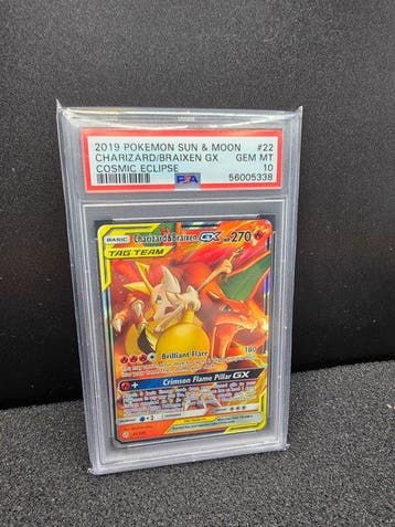 Pokémon - 1 Graded card - Dracaufeu - PSA 10 - Sun & Moon, Nieuw