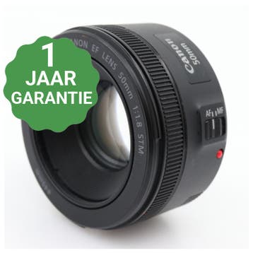 10% korting | Canon EF 50mm f/1.8 STM | Tweedehands, Verzenden