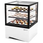 Koelvitrine | INTEGRA | Wit/Zwart | +2°C/+6°C | Geforceerd, Verzenden, Nieuw in verpakking