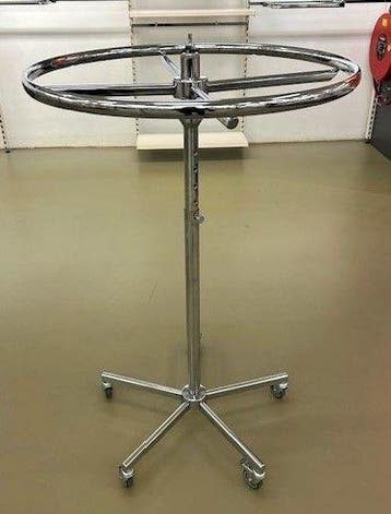 Kledingrek, confectierek, rond, chroom ø85cm, Vêtements | Femmes