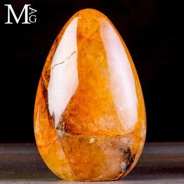 Golden Healer Quartz Flame - Hematoïde Kwarts – Golden