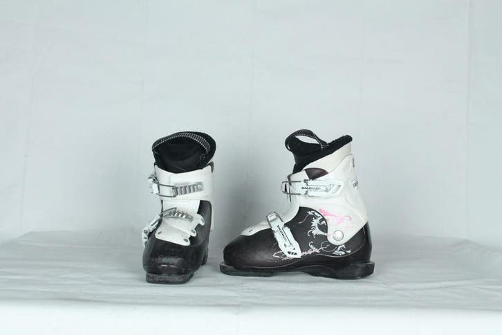 Refurbished - Skischoenen - Salomon T3 purple - 21MP/33EU, Sport en Fitness, Skiën en Langlaufen, Ski, Schoenen, Gebruikt, Salomon