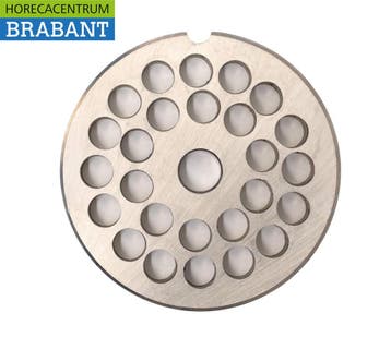 Plaque en acier inoxydable HCB pour hachoir, calibre 12, 8, Verzenden