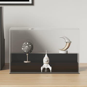 vidaXL Vitrine transparant 25x12x16 cm acryl, Verzenden