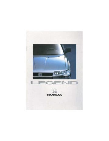 1987 HONDA LEGEND BROCHURE NEDERLANDS