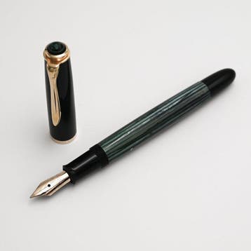 Pelikan - 400NN Green Stripe - Vulpen, Nieuw