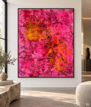 Charlotte Colard - After Pink - XL pas de réserve - Abstract