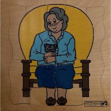 Educo Groeipuzzel Baby-Oma (4-lagen), Verzenden