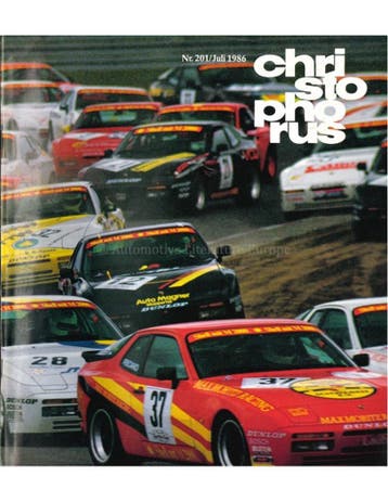 1986 PORSCHE CHRISTOPHORUS MAGAZINE 201 DUITS, Nieuw
