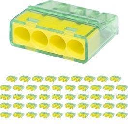 Vintex Lasklem 4-polig Geel 0.2-2.5 mm² - Betrouwbaar LED to, Verzenden, Nieuw
