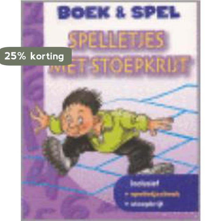 BOEK & SPEL SPELLETJES MET STOEPKRIJT 9781405421522, Livres, Littérature, Envoi