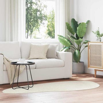 vidaXL Tapijt HUARTE Crèmekleurig 100 x 200 cm Polyester, Verzenden, Nieuw