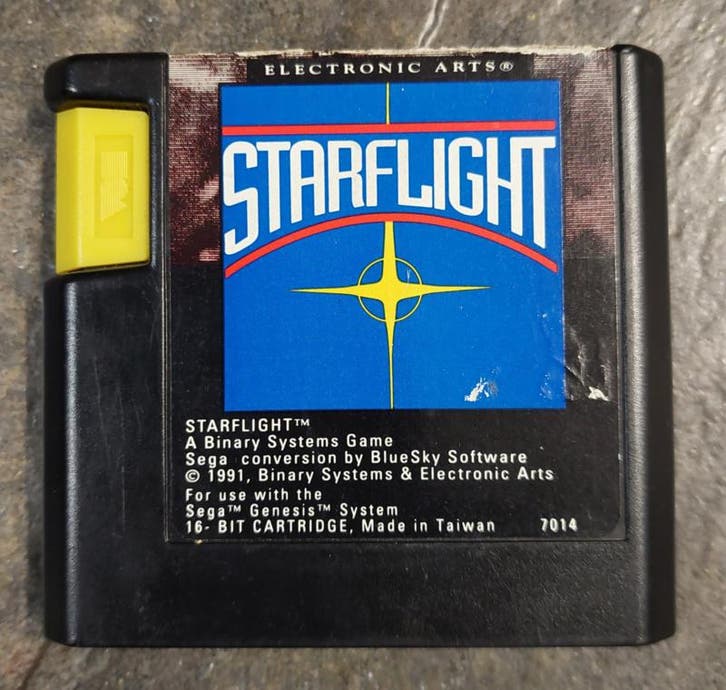 Starflight losse cassette (Sega Genesis tweedehands game), Games en Spelcomputers, Spelcomputers | Sega, Ophalen of Verzenden