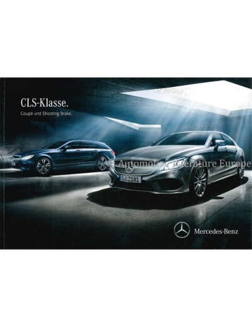 2015 MERCEDES BENZ CLS-KLASSE BROCHURE DUITS