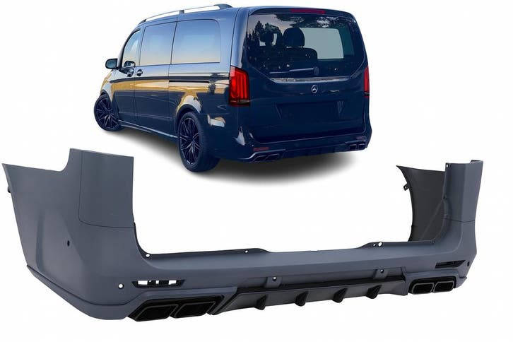 Achterbumper | Mercedes-Benz | V-klasse 2014-2021 5d bus W44, Autos : Pièces & Accessoires, Carrosserie & Tôlerie, Envoi