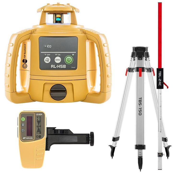 Topcon RL-H5B Bouwlaser! | 5 Jaar Garantie! | Complete set!, Bricolage & Construction, Instruments de mesure, Envoi