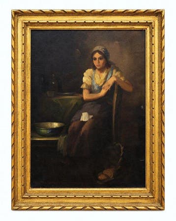 European School (XIX-XX) - A Moment of Reflection
