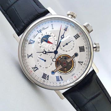 Lucien Piccard - Automatic - Calendar - Moon Sun - Open