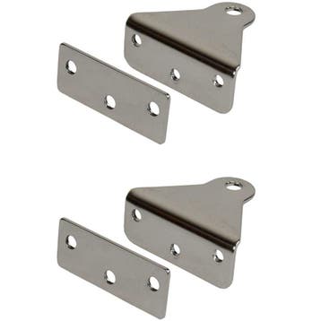 Optimist Spiegelbeslag Set met Tegenplaten, Ophalen of Verzenden