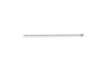 Bracelet de tennis - 14 carats Or jaune, Plaqué rhodium -, Bijoux, Sacs & Beauté