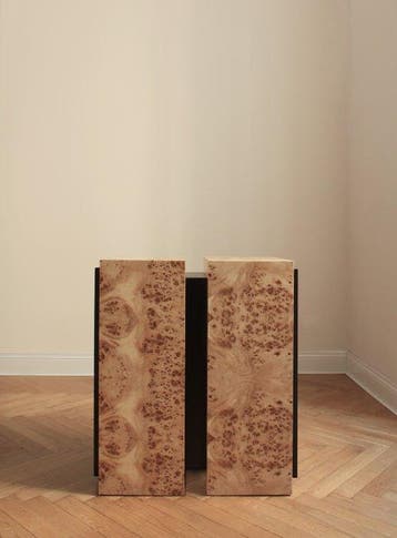 Formaminima - Bijzettafel - populierknobbelhout, Eucalyptus