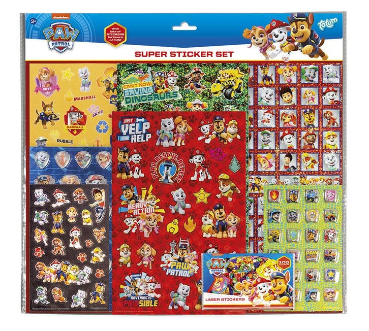 Paw Patrol Stickerset Large, Hobby en Vrije tijd, Feestartikelen, Nieuw, Verzenden