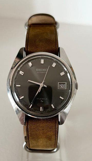 Seiko - Slim Automatico -Gray Sunburst Dial - Zonder
