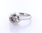 Ring - 14 karaat Witgoud - 1.21ct. tw. Diamant (Natuurlijk