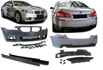 Compleet M Pakket BMW 5 Serie F10 LCI Sedan 2013-2017 B2354, Nieuw, Voor, BMW, Bumper