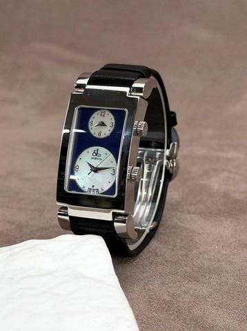 Jacob & Co. - Angel Two-Time Zone white MOP / Blue Date dial