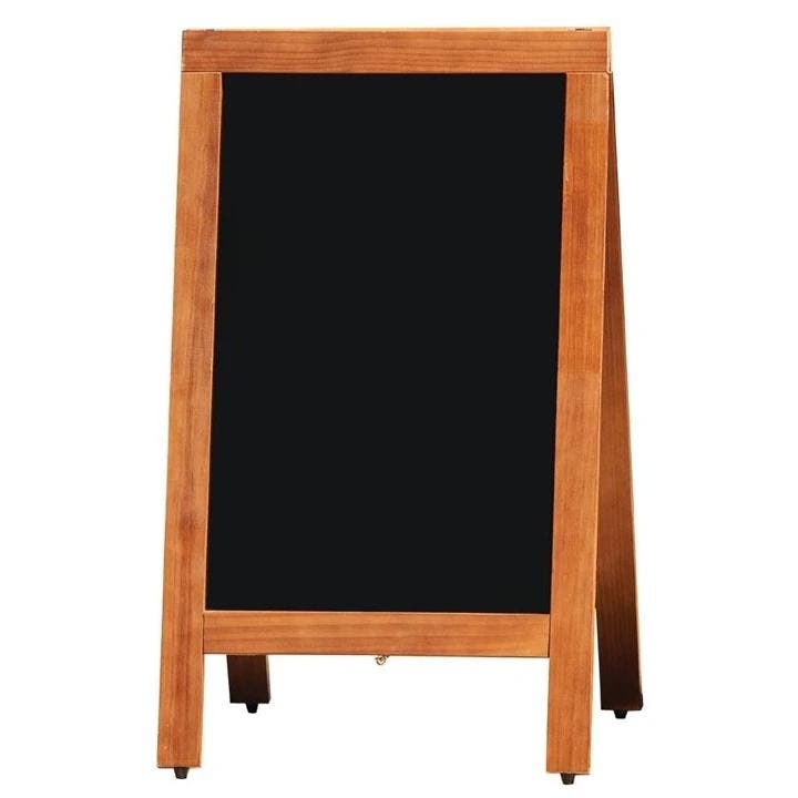 Krijtstoepbord | Hout | Schrijfvlak 400x620mm Olympia, Zakelijke goederen, Horeca | Keukenapparatuur, Nieuw in verpakking, Verzenden