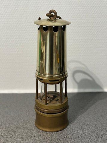 Sir Humphry Davy - Antique mijnwerkerslamp - Lampe à huile -