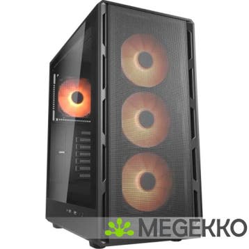 COUGAR Gaming Airface Pure Pro Midi Tower Zwart, Verzenden