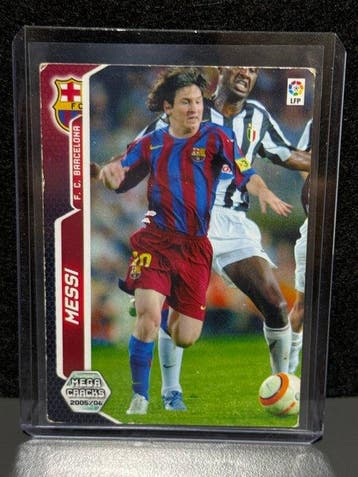 2005 Panini Megacracks LaLiga Lionel Messi #71bis Card -, Nieuw