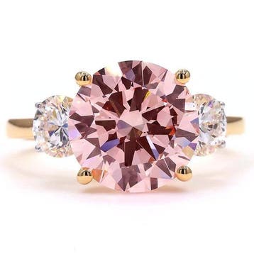 Zonder minimumprijs - Ring - 18 karaat Geel goud - 4.99ct.