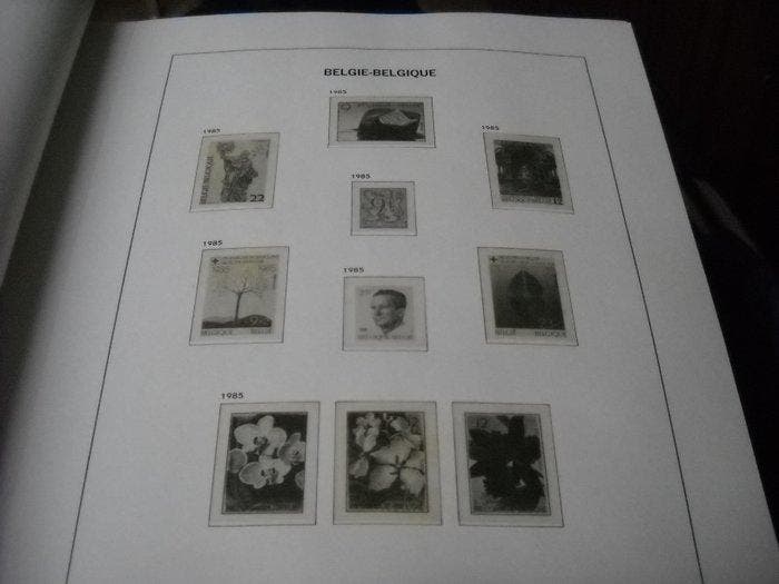 België - album davo Luxe ouatiné IV 1985 tot 1994, Timbres & Monnaies, Timbres | Europe | Belgique