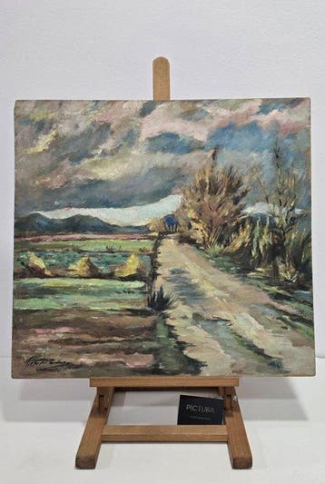Antonio García (1945) - Camino entre campos