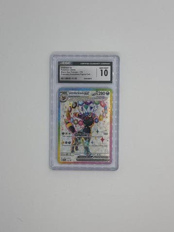 Pokémon - 1 Graded card - Umbreon ex 176 Foil, Illustration