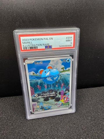 Pokémon - 1 Graded card - Marill #204 Full art - PSA 9 -, Nieuw