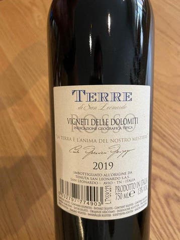 2019 San Leonardo, Terre - Trentino Alto Adige - 6 Flessen