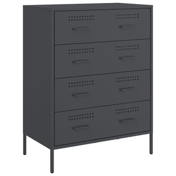 Dressoir staal: goedkope upgrade voor je slaapkamer. Besp..., Huis en Inrichting, Verzenden, 50 tot 100 cm, Zo goed als nieuw