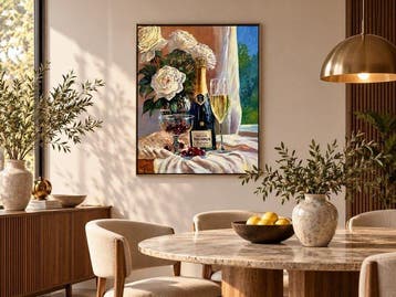 Ricart - Burbujas y Rosas, Antiek en Kunst