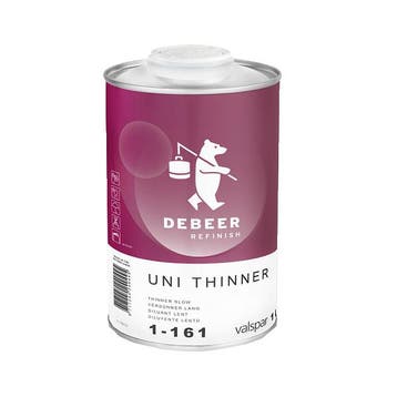 Uni Thinner Slow  1 Liter - 1-161 De Beer (Verdunners), Verzenden, Nieuw