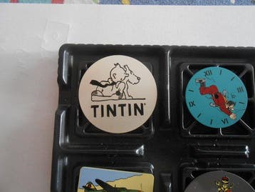 Tintin - 20 Wijzerplaten van horloges - 1990, Nieuw