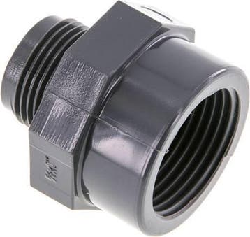 Verloopadapter G3/4'' Buitendraad X Rp1'' Binnendraad PVC-U, Doe-het-zelf en Bouw, Verzenden, Nieuw