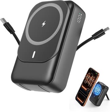 Magnetische Powerbank 26800mAh | Tweede kansje | OP = OP, Telecommunicatie, Verzenden, Zo goed als nieuw, Viking Choice