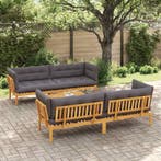 vidaXL 5 Stuk Tuinpallet Sofa Eenheden Massief Acacia Hout, Verzenden, Nieuw