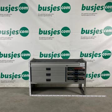 Aluca aluminium gebruikte bedrijfswagen inrichting (nr 2151), Verzenden, Gebruikt